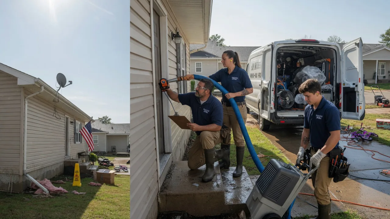 Ceiling Water Damage Restoration in Kensington, OH near me